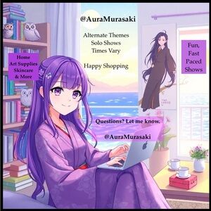 @AuraMurasaki Solo Show Flier
